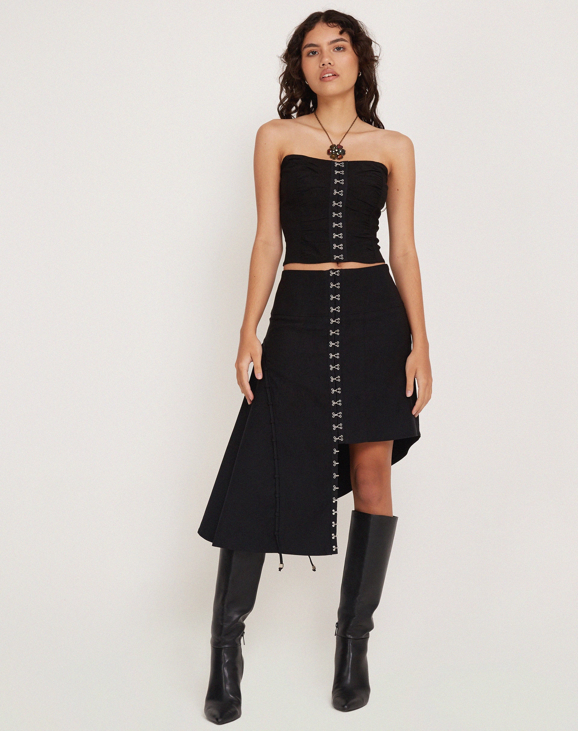 Immagine di Hateya Top corsetto nero