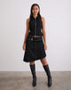 Immagine di Hayashi Gonna midi asimmetrica in Denim Black Wash