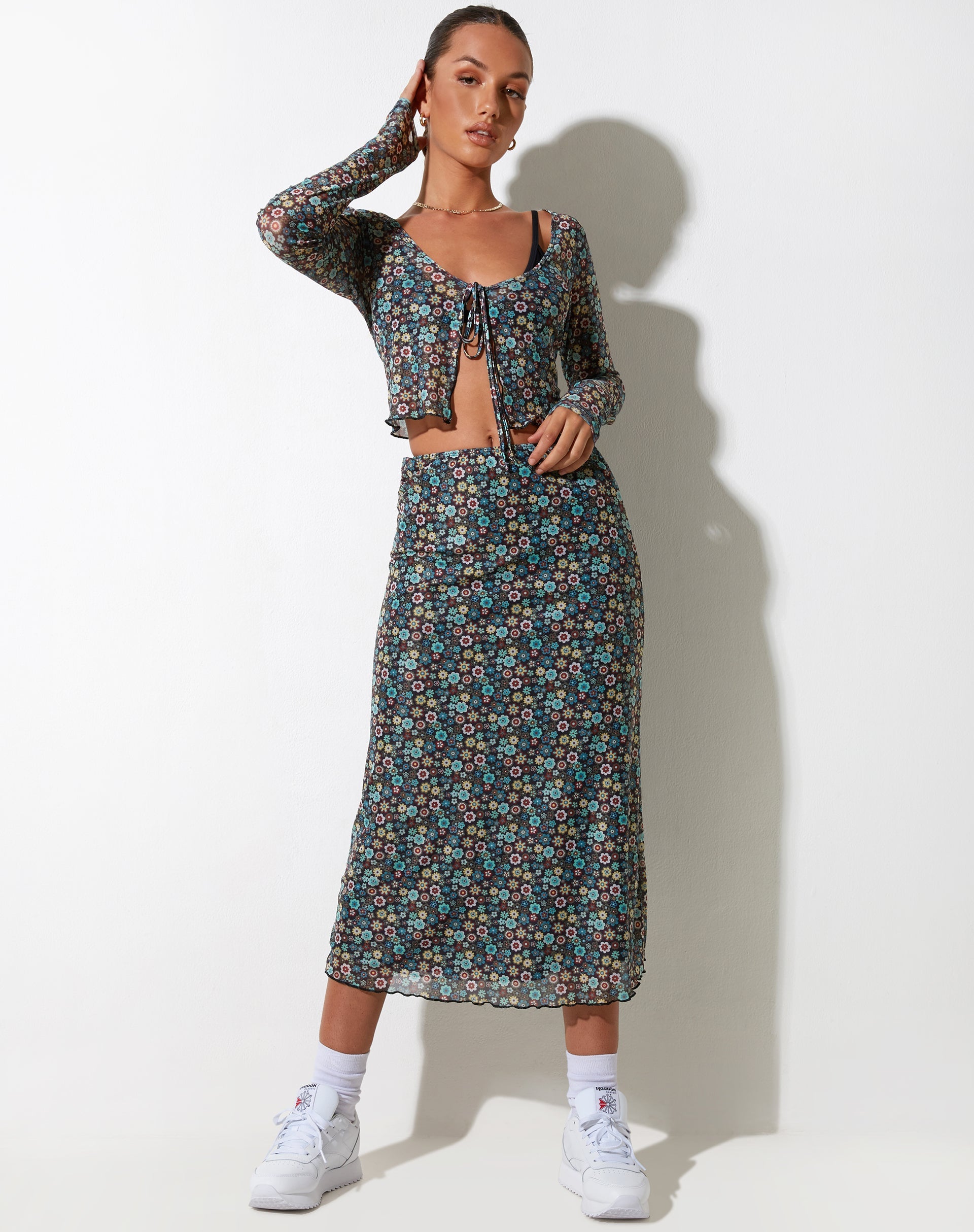 immagine di Lassie Maxi Skirt in Folk Floral