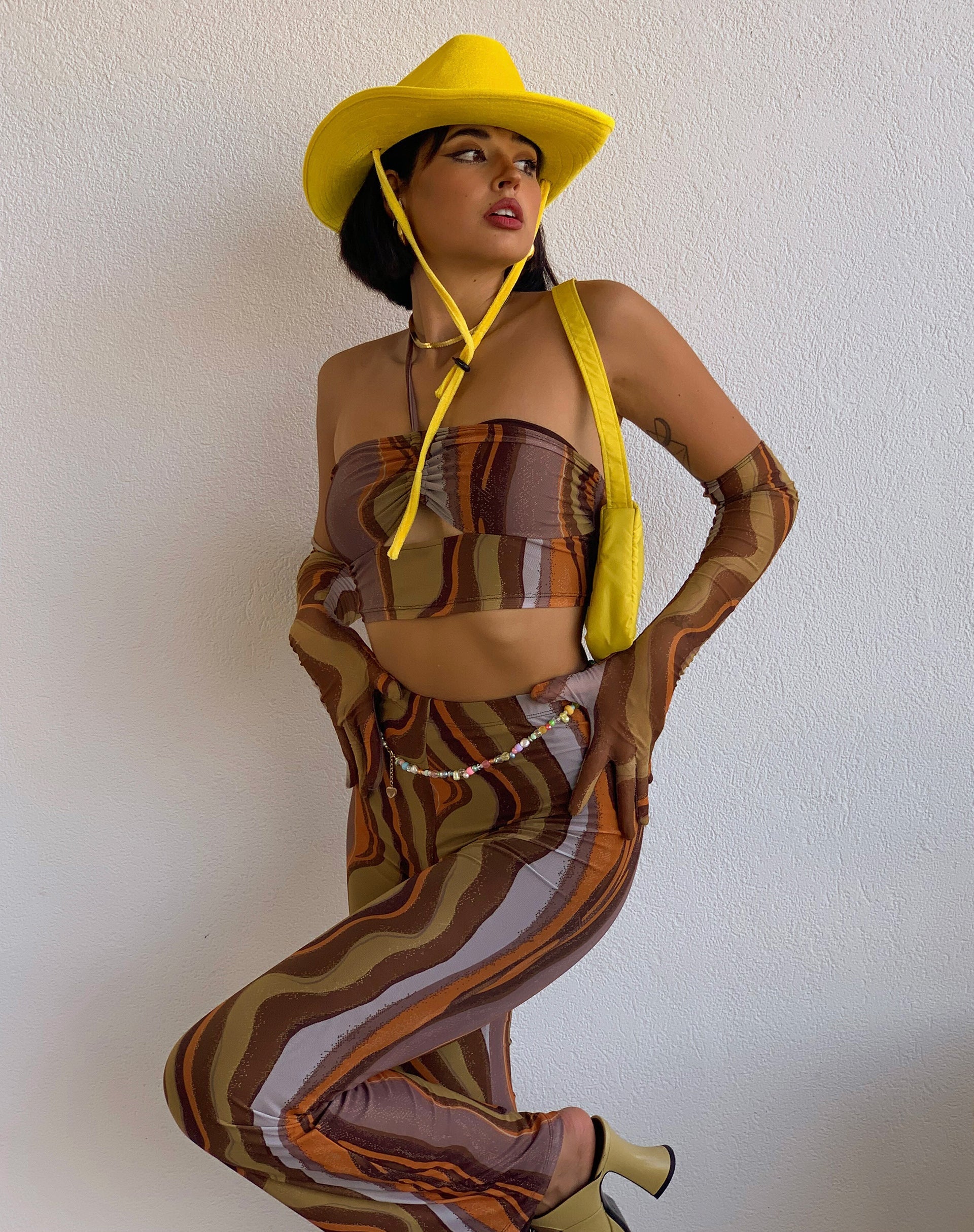 Immagine di MOTEL X IRIS Armelle Crop Top in Earthy Gradient