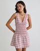 Immagine di Hevoria Mini Dress in Basic Tartan Pink