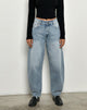 Immagine di High Rise Barrel Jean in Bleu
