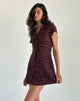 Immagine di Holmana Mini Dress in Strawberry Polka Nero