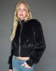 Immagine di Homari Giacca in ecopelliccia Shaggy in nero