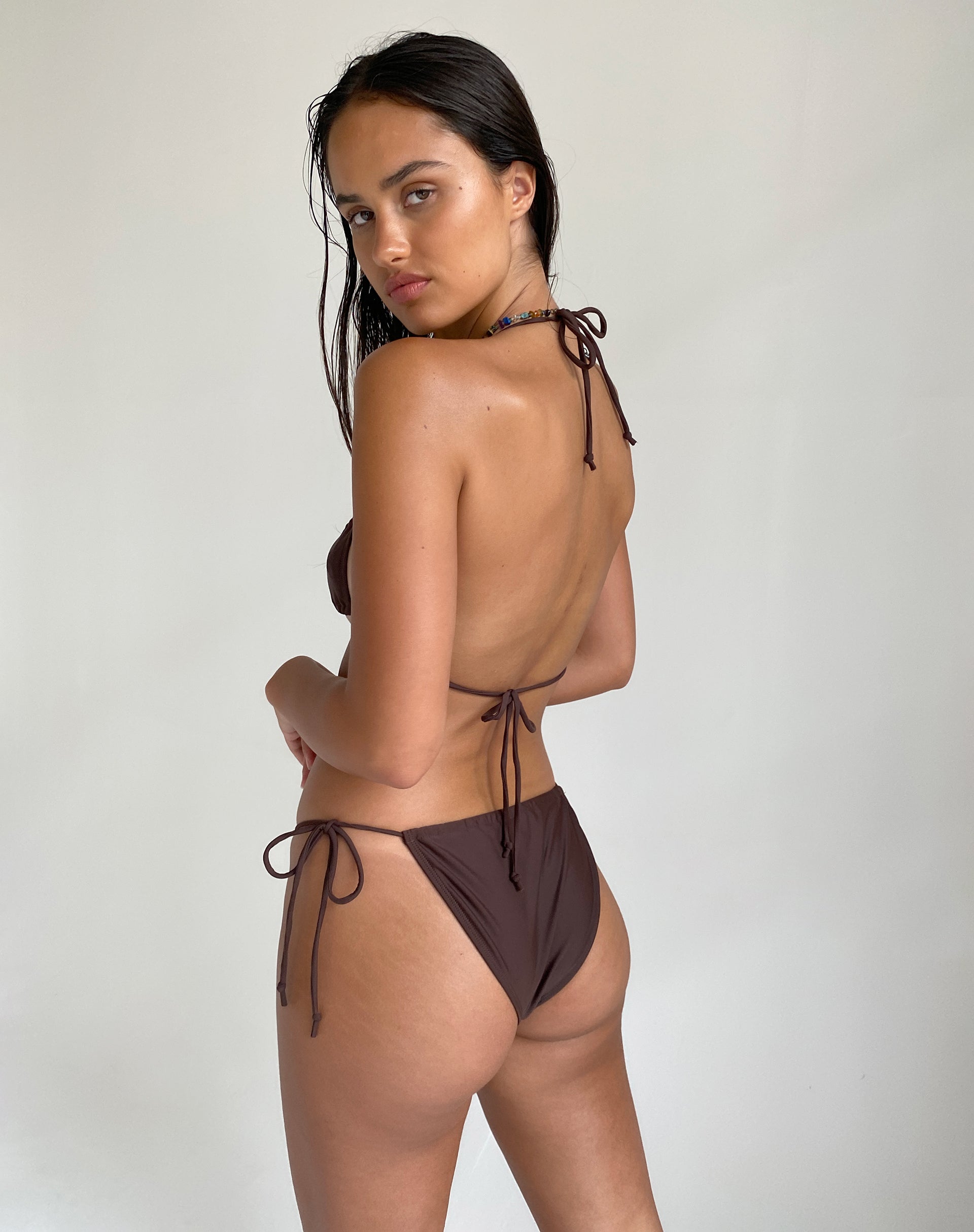 Immagine di Leyna Bikini Bottom in Coconut Brown