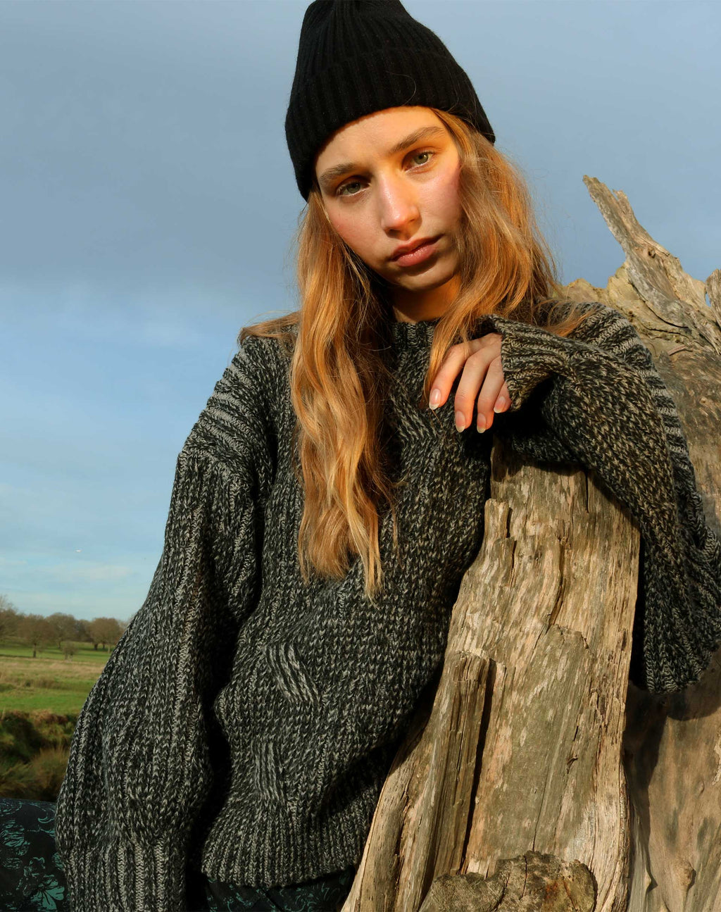 Amieta - Maglia in grigio ombra