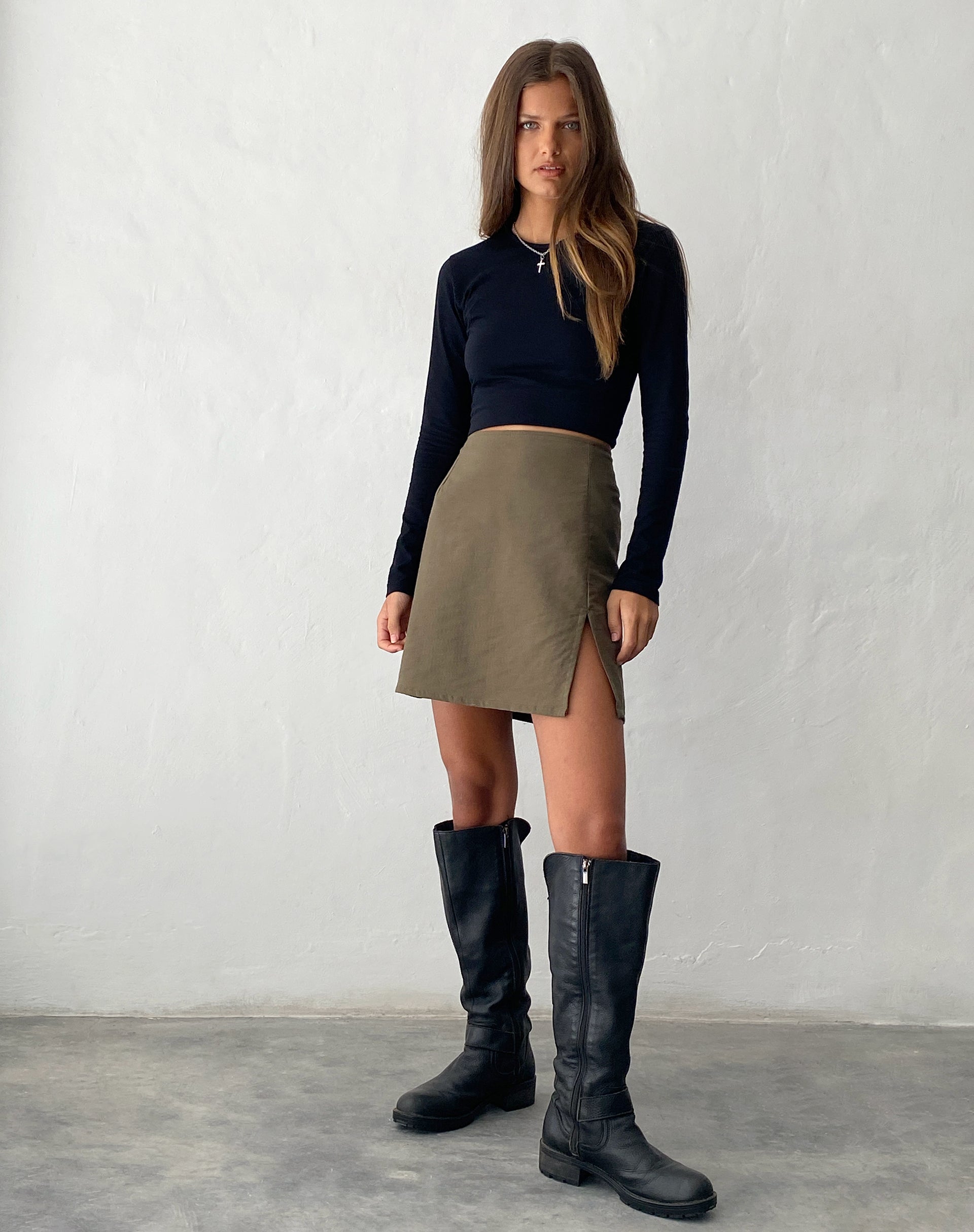 Immagine di Sheny Mini Gonna in Khaki