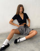 Immagine di Tonya Wrap Crop Top nero