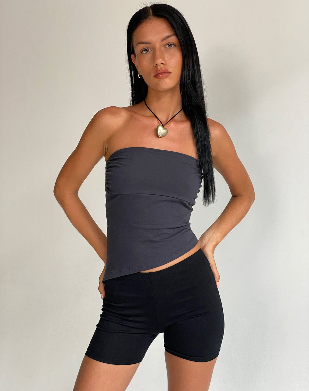 Top a fascia asimmetrico Minase in Ocean Storm