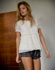 Immagine della blusa Immy in pizzo avorio