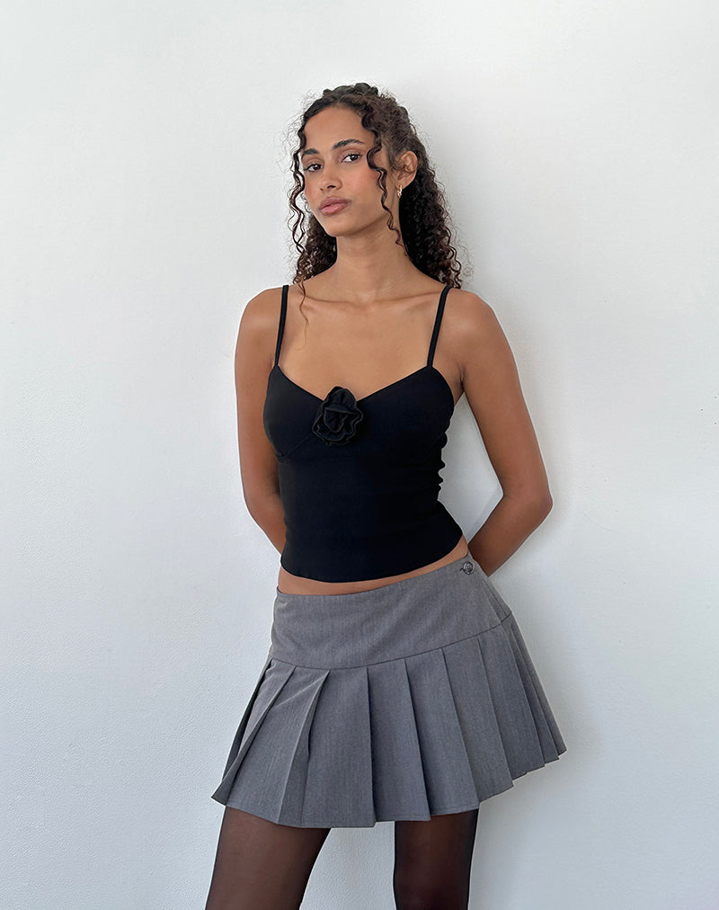 Immagine di Indus Cami Top in Rosette Nero