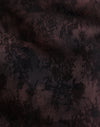 Jacquard viola scuro floreale