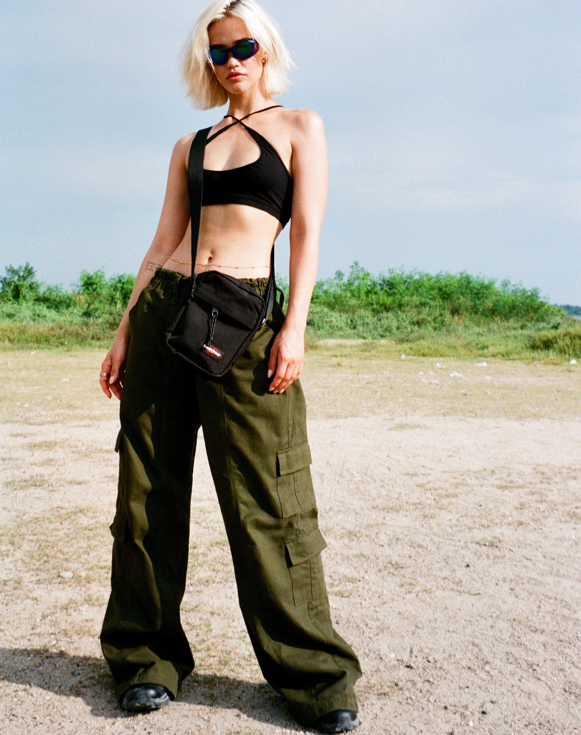 immagine di Hansa Cargo Trouser in Panama Dark Olive