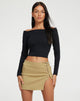 immagine di Iram Mini Skirt in Tan