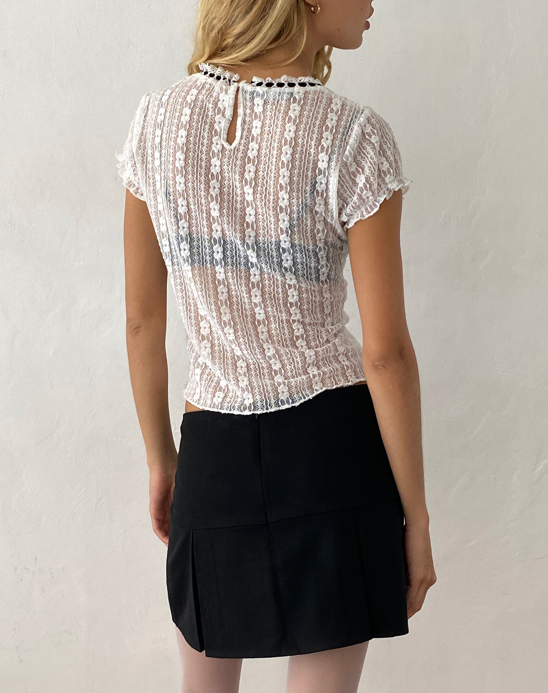 Immagine di Istaka Mini Gonna in Nero Sartoriale