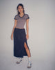 immagine di Kasao Midi Cargo Skirt in Navy