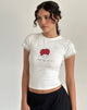 Immagine di Izzy Top in bianco sporco "Dont Bug Me".