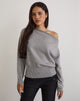 Immagine di Jalira, maglione in maglia grigio
