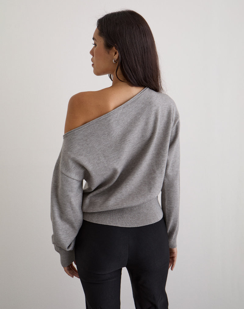 Immagine di Jalira, maglione in maglia grigio