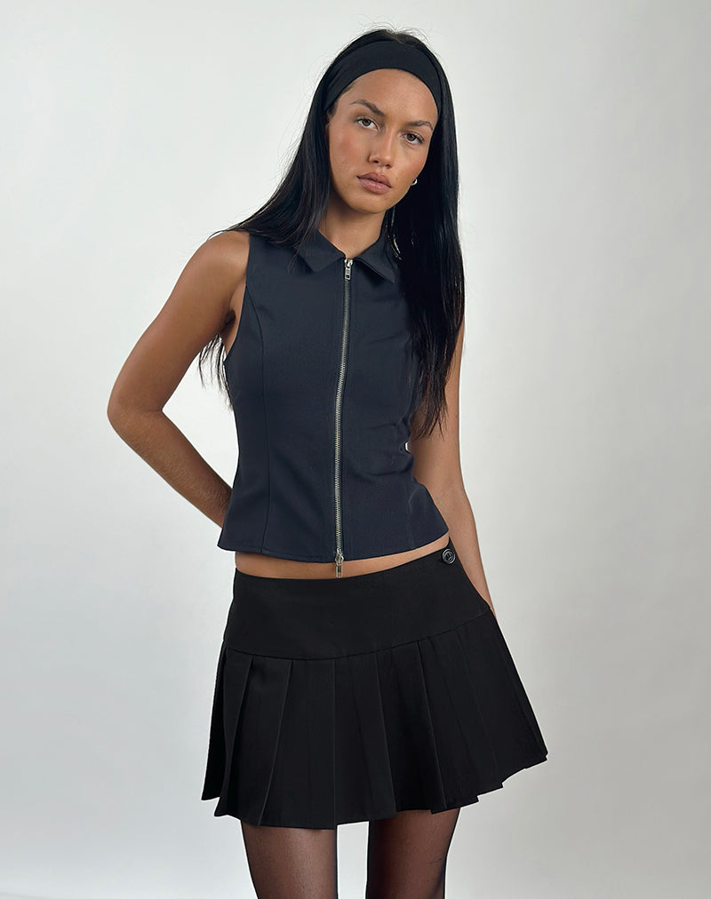 Immagine di Janae Gilet Top in Tailoring Navy