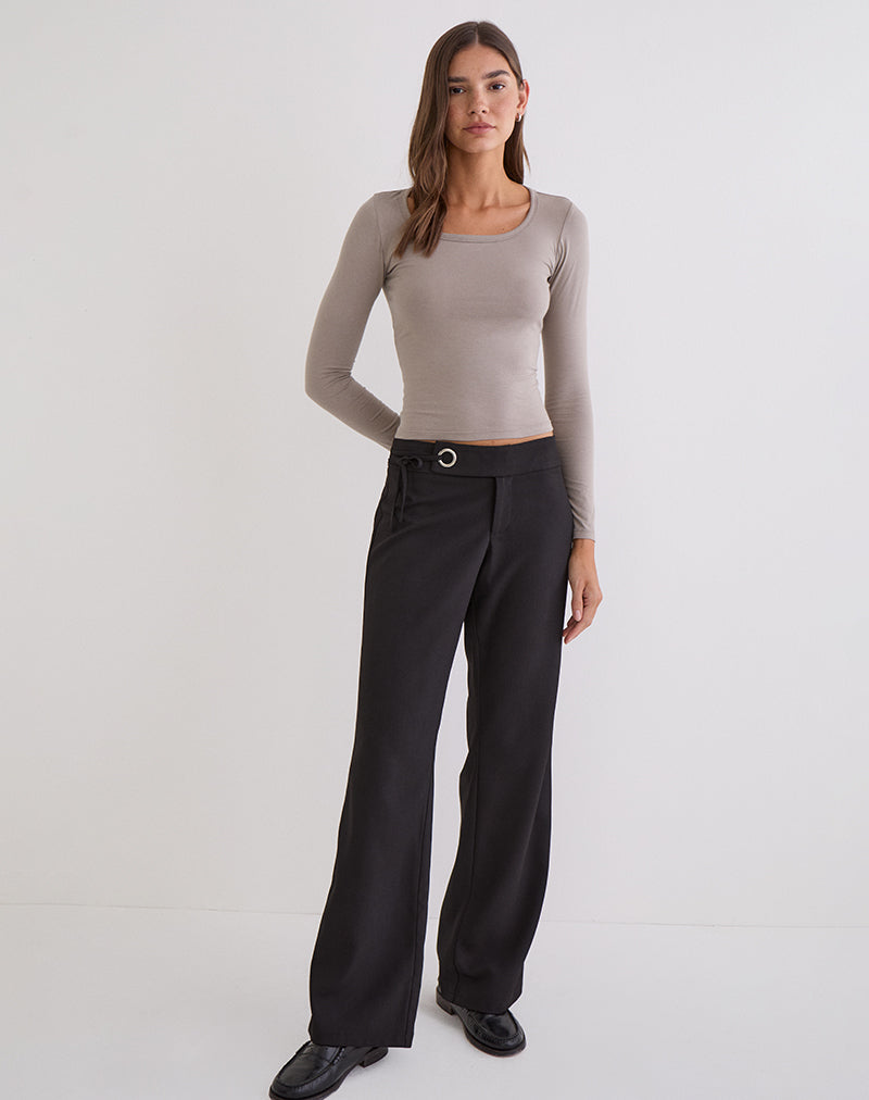 Immagine della maglia a maniche lunghe Janana in cotone Moon Rock