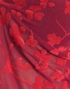 Fiore Grunge Flock Rosso