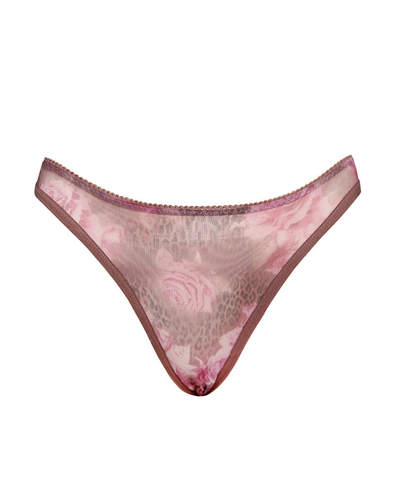 Immagine di Selia Knickers in Mesh Rose Leopard