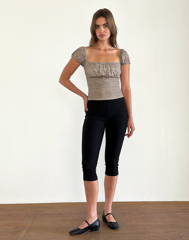 Immagine di Jarji Blusa in Dainty Leopard Light Brown