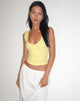 Immagine di Jastio Gilet Top in maglia a coste Lemonade