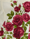 Bouquet di rose crema