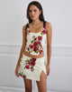 Immagine di Jatmi Corsetto Top in Bouquet Roses Crema
