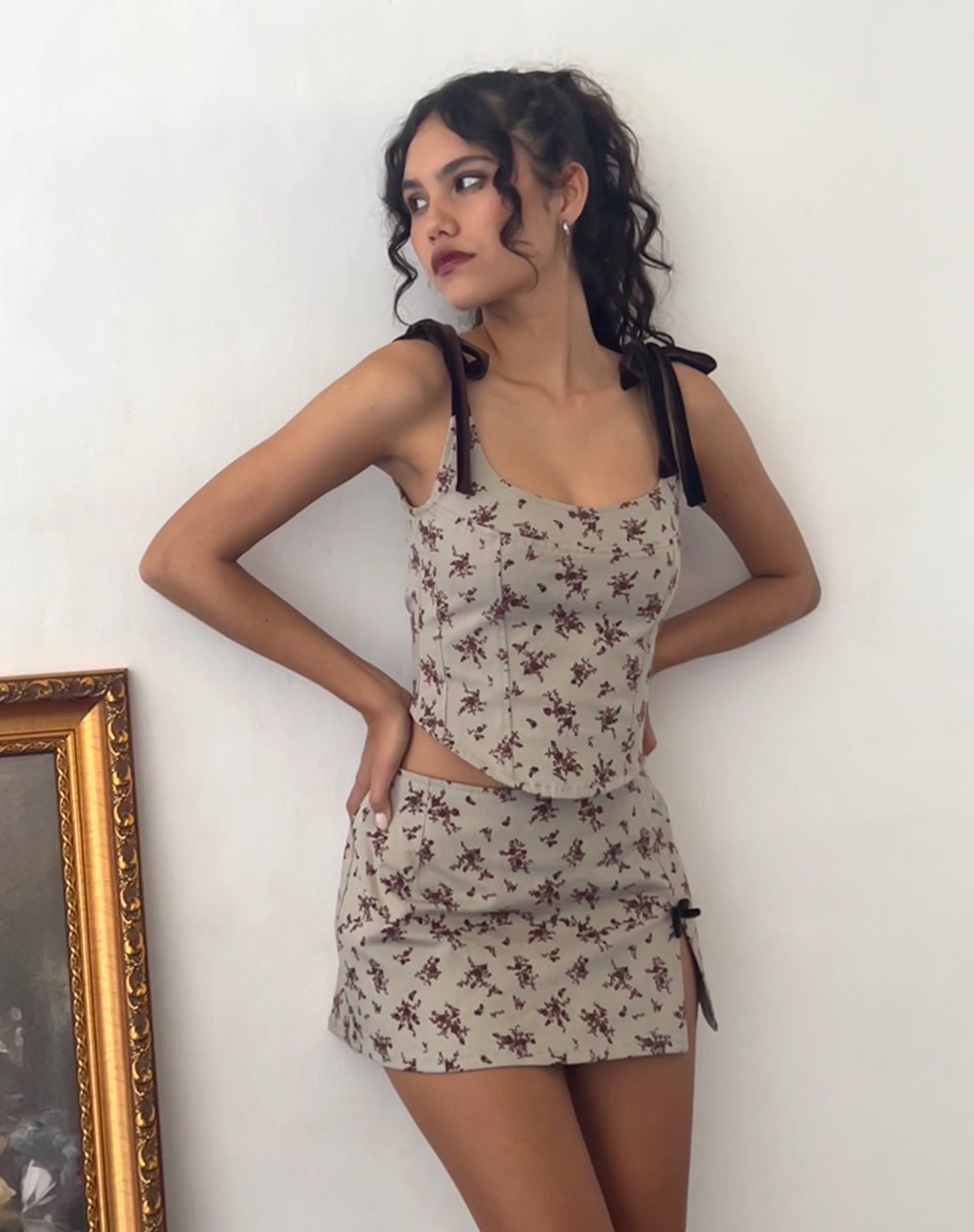 Immagine di Yatri Mini Gonna in Rose Garden Grey