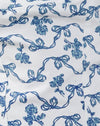 Stampa del nastro bianco e blu