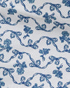 nastro blu e bianco stampato