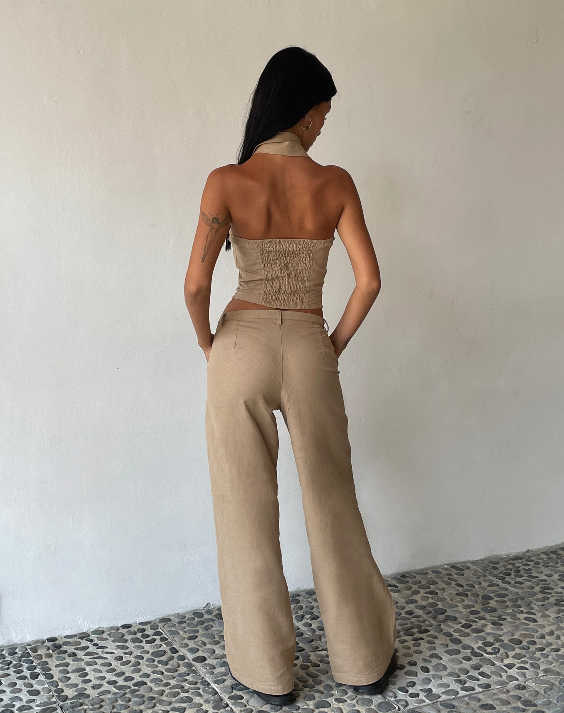 immagine di MOTEL X JACQUIE Pantaloni Jawi in grigio chiaro