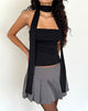 Immagine di Jeldia - Set di top a fascia e polpaccio in nero shimmer