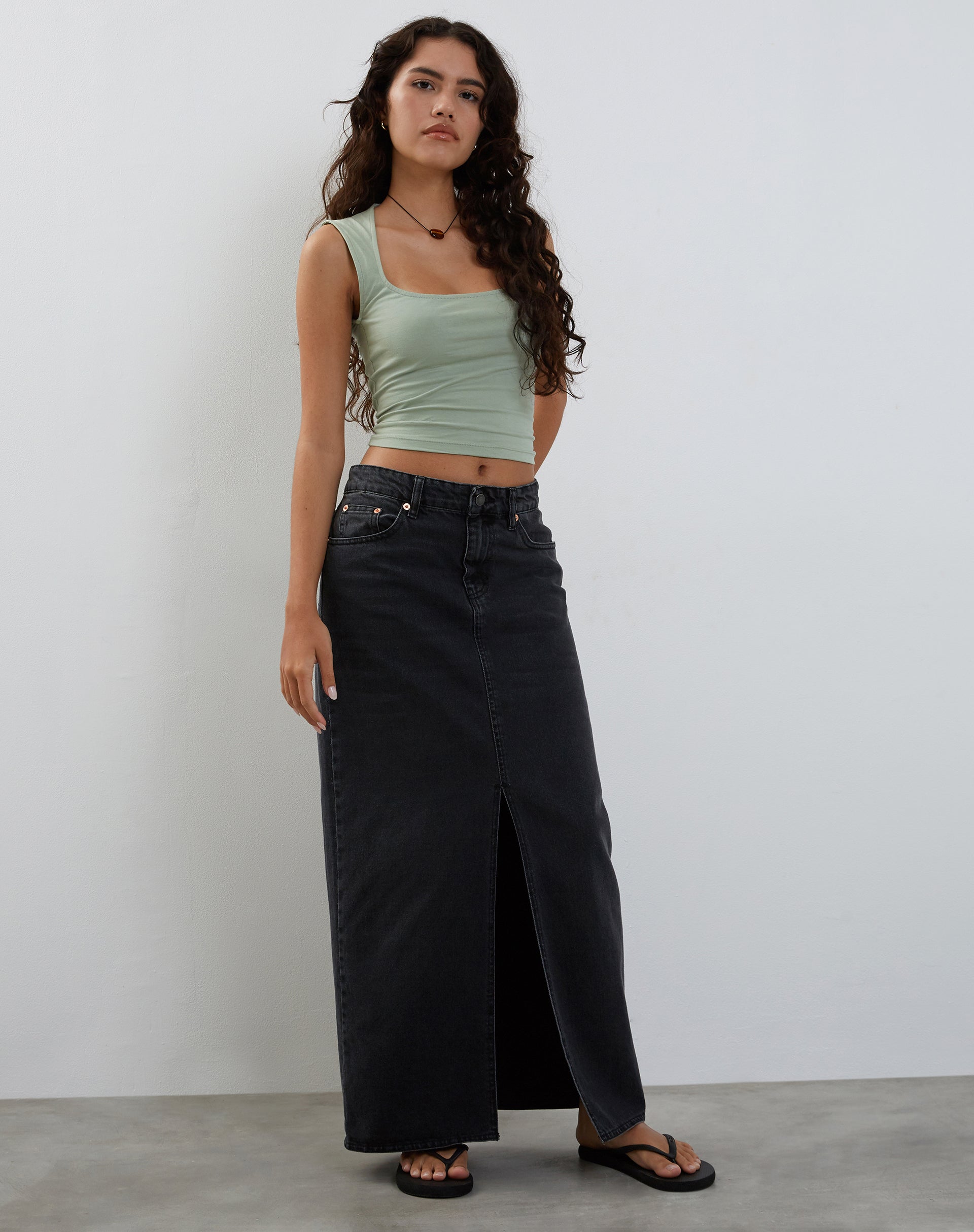 Immagine di Jinsu Crop Top in Desert Sage