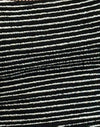 Striscia bianca e nera con finiture a picot