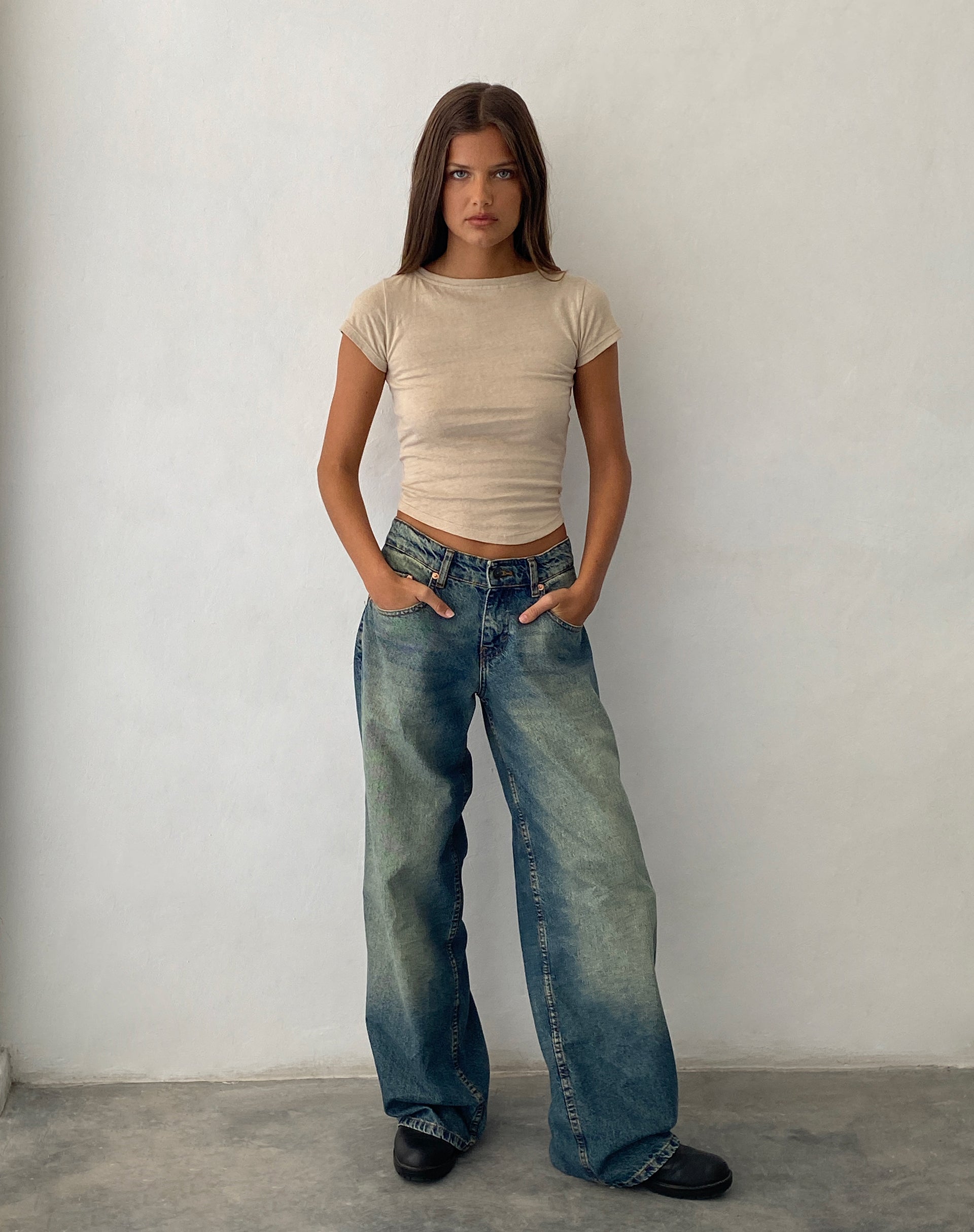 Immagine di Jojes Jersey Tee in Stone