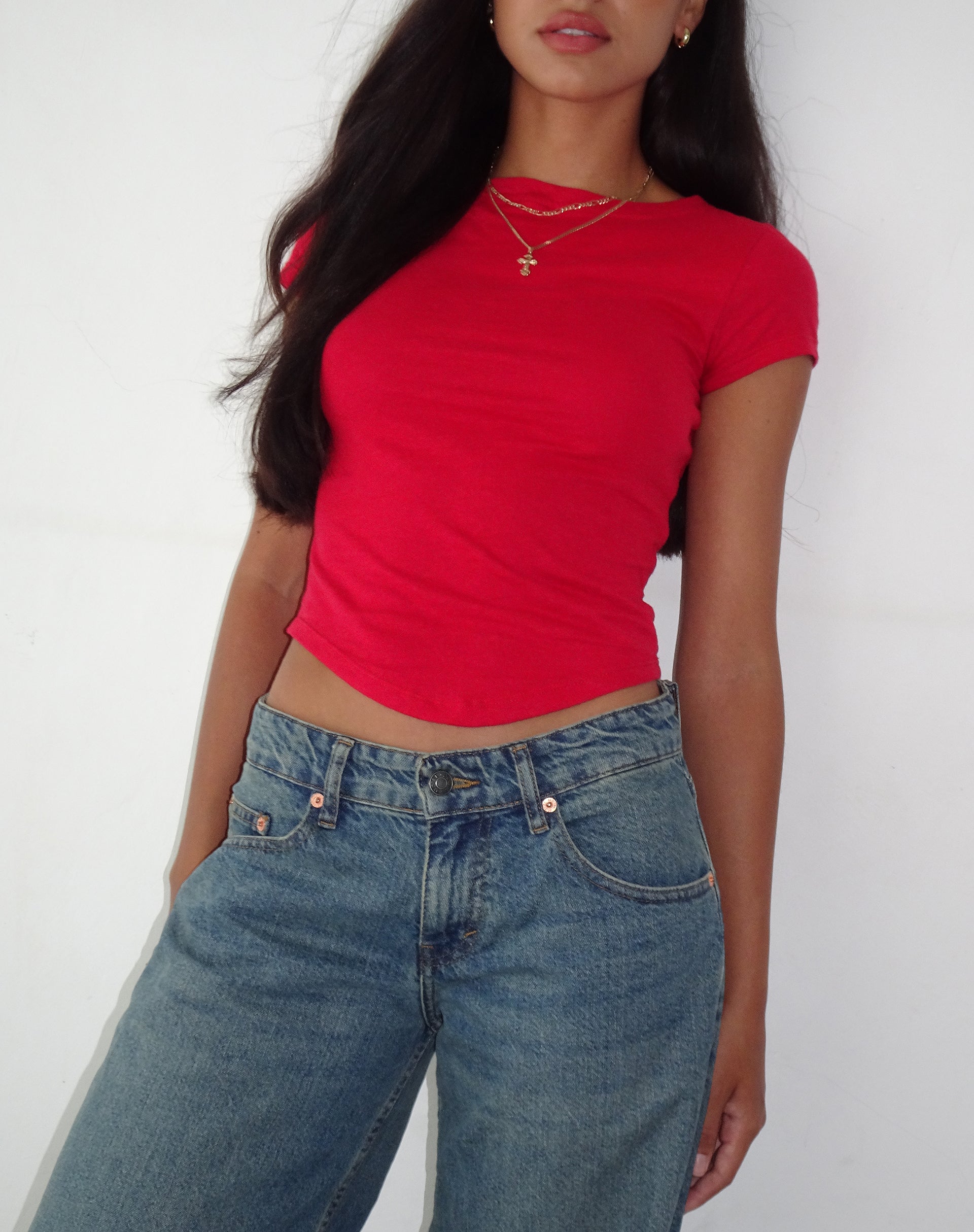 Immagine di Jojes Jersey Tee in Tango Red