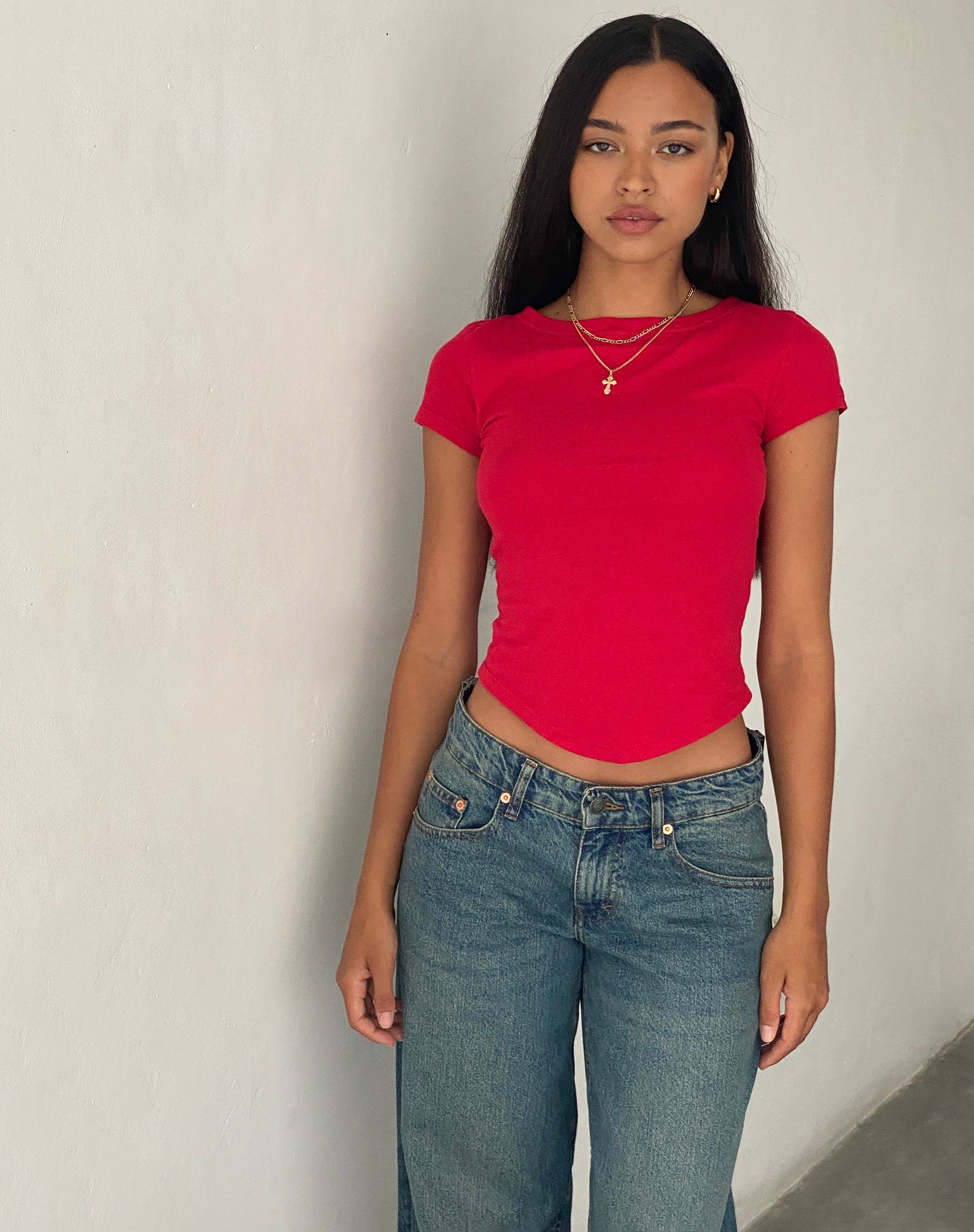 Immagine di Jojes Jersey Tee in Tango Red