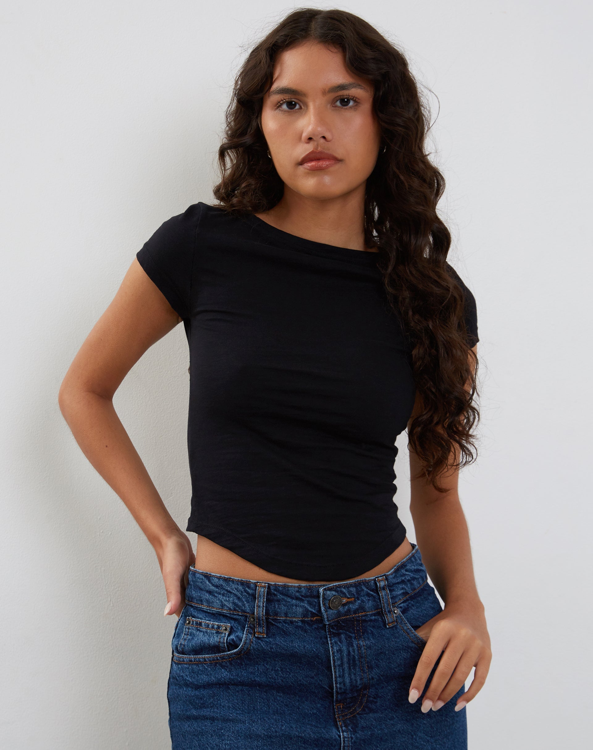 Immagine di Jojes Jersey Tee in nero