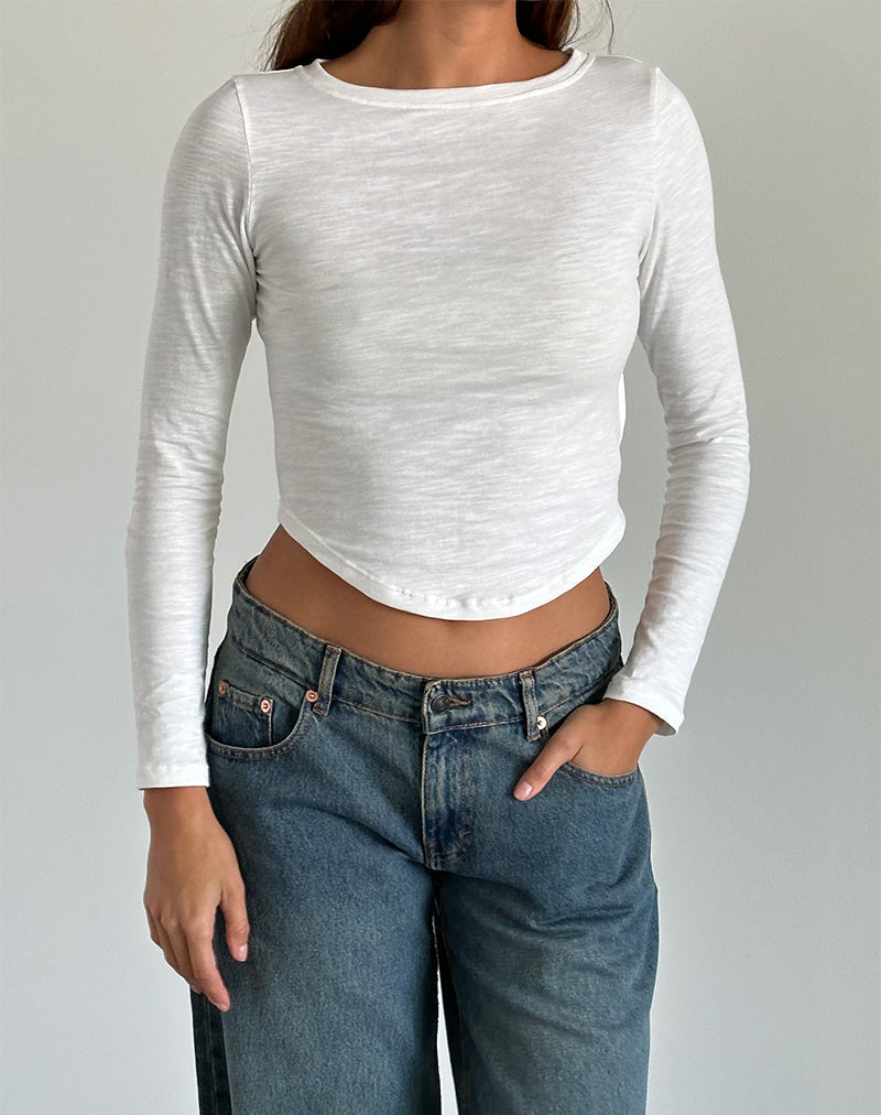 Immagine di Jojisa Top in Jersey Off White