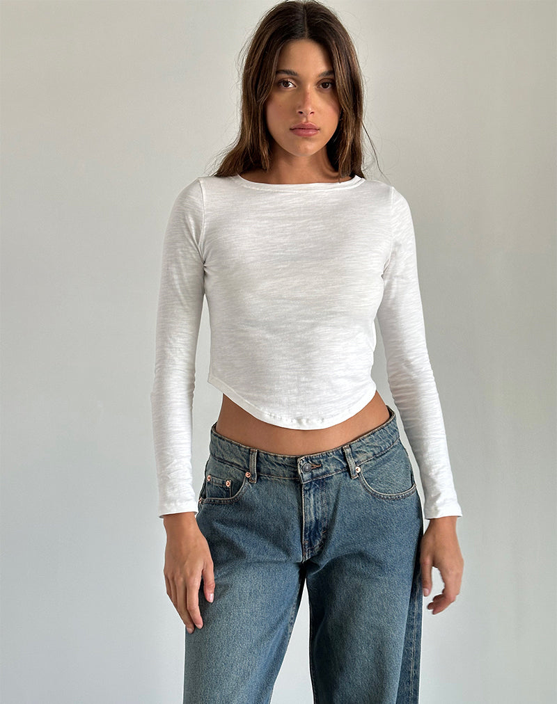 Immagine di Jojisa Top in Jersey Off White