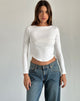 Immagine di Jojisa Top in Jersey Off White