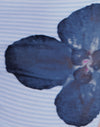 Striscia floreale blu bambino