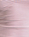 Maglia a righe rosa e grigia