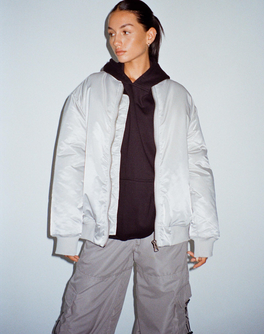 Giacca Junpyo in grigio ghiaccio