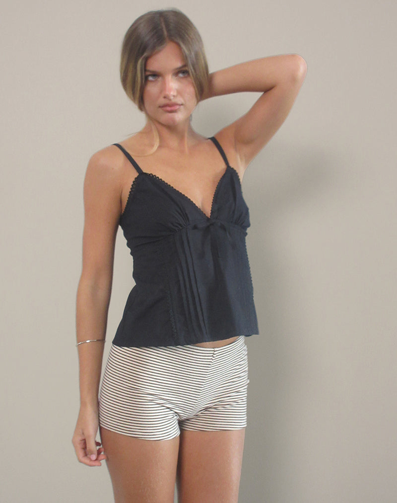 Immagine di Jepuni Cami Top in Popeline Nero