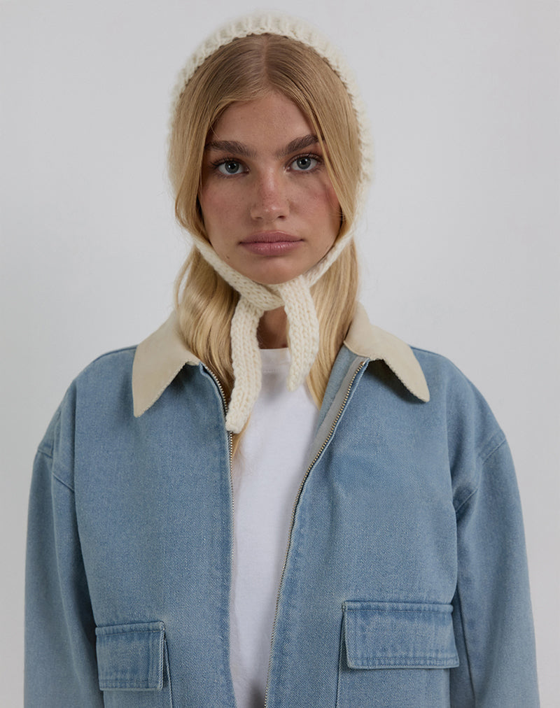 Immagine della giacca Kahyun in denim light wash